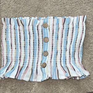 Colored Tube Crop Top